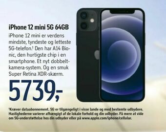 Føtex iPhone 12 mini 5G 64GB tilbud