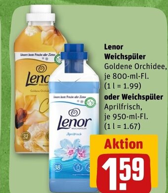 REWE DE Lenor Weichspüler tilbud