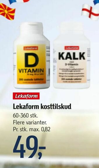 Føtex Lekaform kosttilskud tilbud