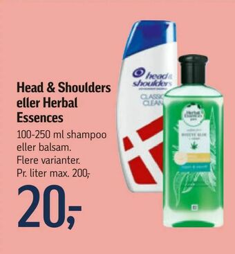 Føtex Head & Shoulders eller Herbal Essences tilbud
