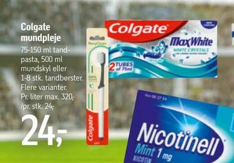 Føtex Colgate mundpleje tilbud