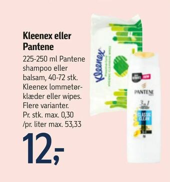 Føtex Kleenex eller Pantene tilbud