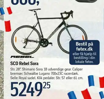 Føtex SCO Rebel Sora tilbud