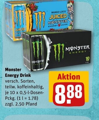 REWE Monster Energy Drink tilbud