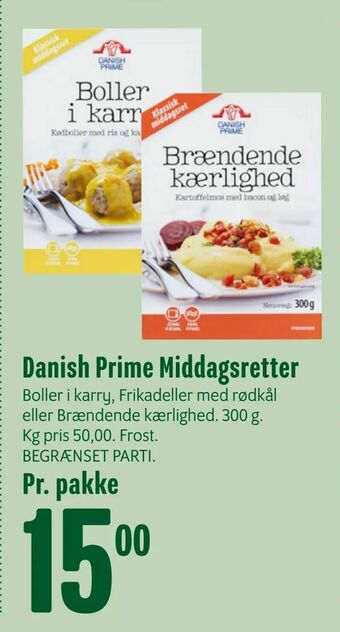 Min Købmand Danish Prime Middagsretter tilbud