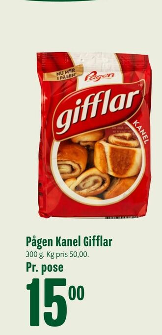 Min Købmand Pågen Kanel Gifflar tilbud