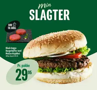 Black Angus Burgerbøffer med Mexico Krydderi