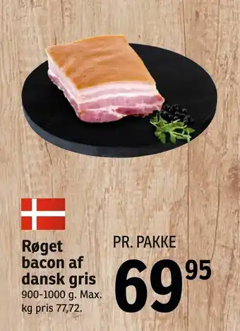 SPAR Røget bacon af dansk gris tilbud