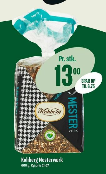 Min Købmand Kohberg Mesterværk tilbud