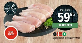SPAR Gestus dansk kyllingebrystfilet tilbud