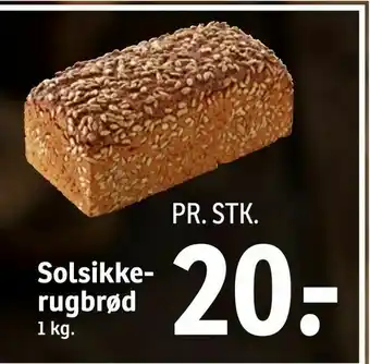 Solsikke rugbrød