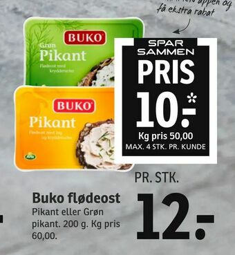 SPAR Buko flødeost tilbud