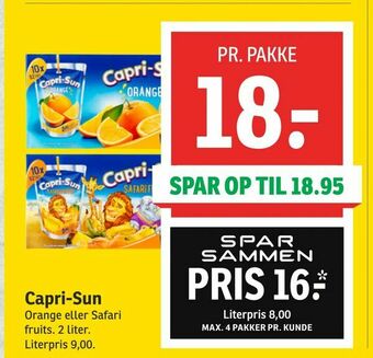 SPAR Capri-Sun tilbud