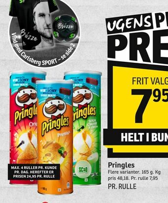 SPAR Pringles tilbud