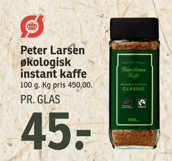 Peter Larsen økologisk instant kaffe