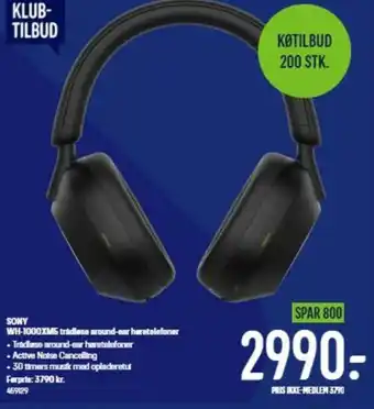 Sony WH-1000XM5 Trådløse Around-Ear Hodetelefoner