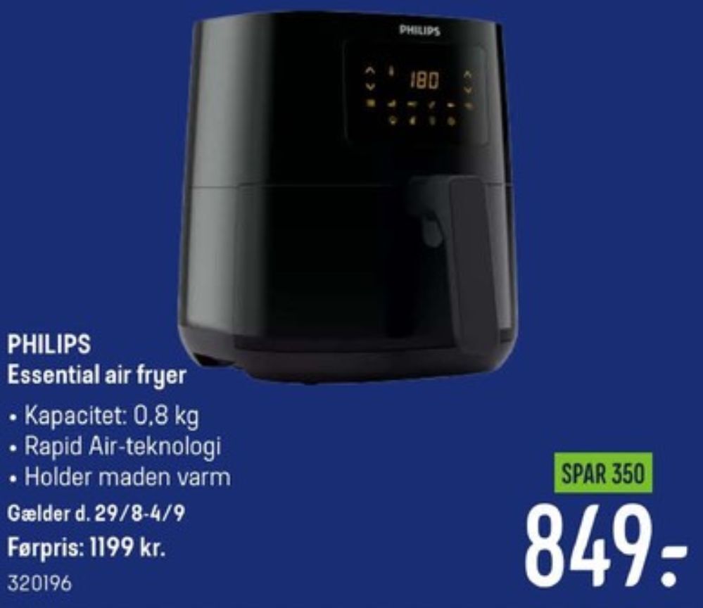 Philips airfryer tilbud hos Elgiganten