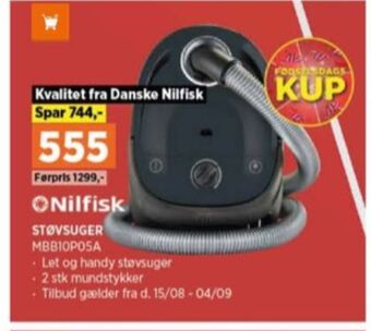 Power Nilfisk støvsuger tilbud