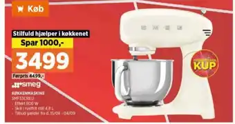 Power Smeg køkkenmaskine tilbud