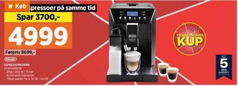 Power Delonghi espressomaskine tilbud