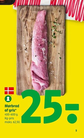 Coop 365 Mørbrad af gris tilbud