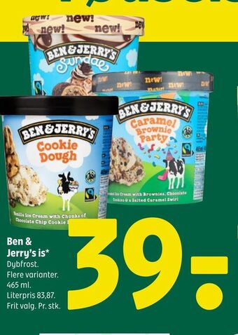 Coop 365 Ben & jerry's is tilbud