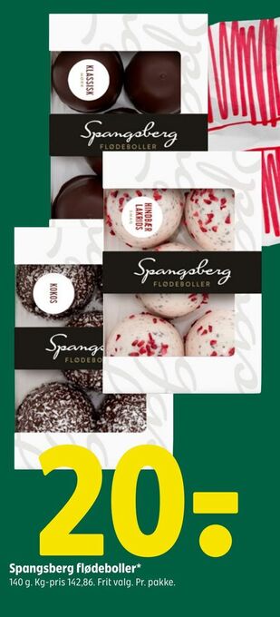 Coop 365 Spangsberg flødeboller tilbud