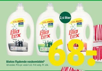 Coop 365 Biotex flydende vaskemiddel tilbud