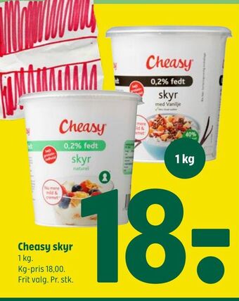 Coop 365 Cheasy skyr tilbud