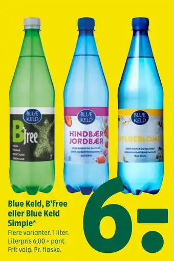 Coop 365 Blue keld, b'free eller blue keld simple tilbud