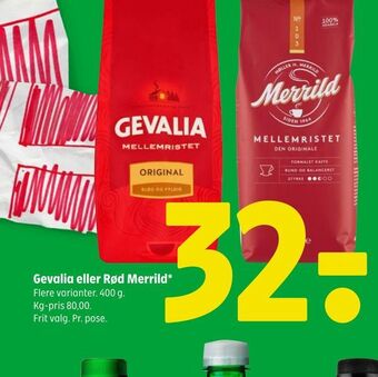 Coop 365 Gevalia eller rød merrild tilbud