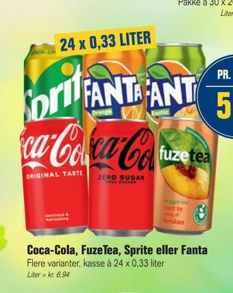 Otto Duborg Coca-cola, fuzetea, sprite eller fanta tilbud
