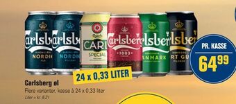 Otto Duborg Carlsberg øl tilbud