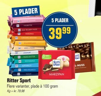Otto Duborg Ritter sport tilbud
