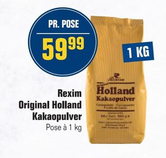 Otto Duborg Rexim original holland kakaopulver tilbud