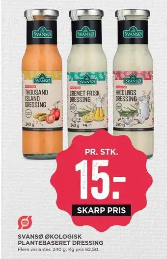 MENY Svansø øko plantebaseret dressing tilbud