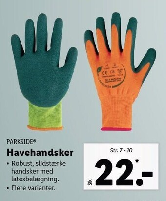 Lidl Havehandsker tilbud