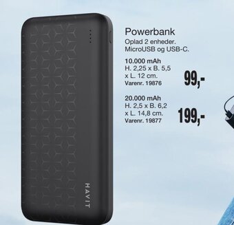 Harald Nyborg Powerbank tilbud