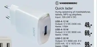 Harald Nyborg Vandenberg Quick lader tilbud