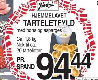 Hjemmelavet tarteletfyld