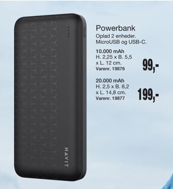 Harald Nyborg Powerbank tilbud