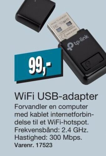 Harald Nyborg WiFi USB-adapter tilbud