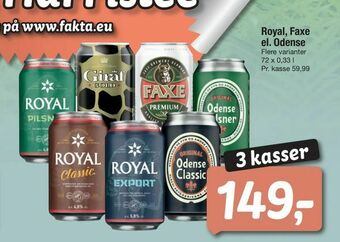 Fakta Tyskland Royal, Faxe el. Odense tilbud