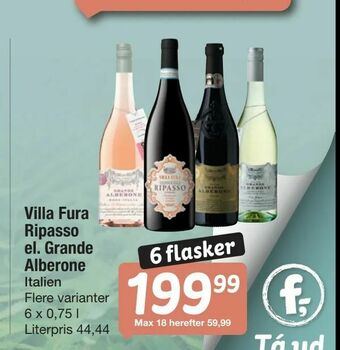 Fakta Tyskland Villa Fura Ripasso el. Grande Alberone tilbud