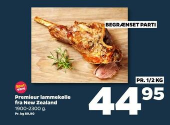 Netto Premieur lammekølle fra New Zealand tilbud