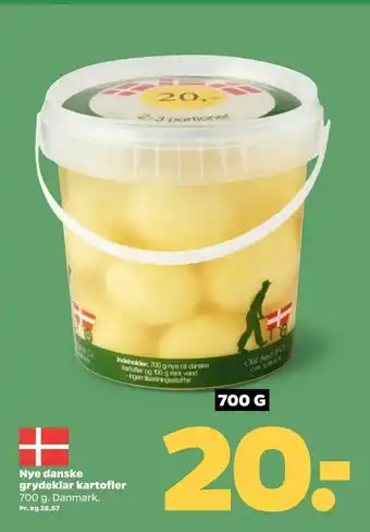 Netto Nye danske grydeklar kartofler tilbud