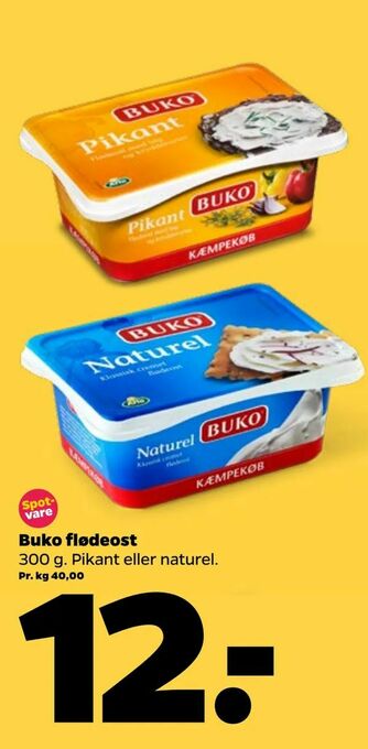 Netto Buko flødeost tilbud