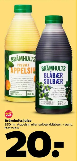 Netto Brämhults juice tilbud