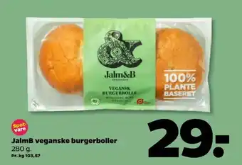 Netto JalmB veganske burgerboller tilbud