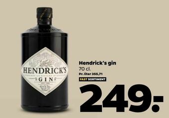 Hendrick's gin